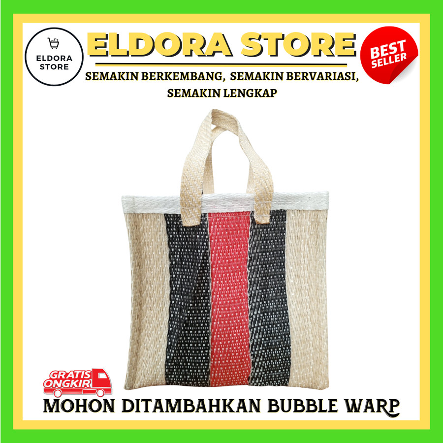 TAS ANYAM KUAT KECIL | TAS KLOSO ANYAM | KERANJANG PENYIMPANAN | KERANJANG | TAS GONI MOTIF | TAS