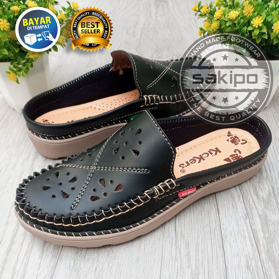 PROMO 6.6 !! SEPATU SLIP ON RAMPEL TRENDI TERMURAH / SEPATU MARY JANES WANITA DEWASA TERBARU / SEPATU MULES WANITA REMAJA DEWASA / SAKIPO