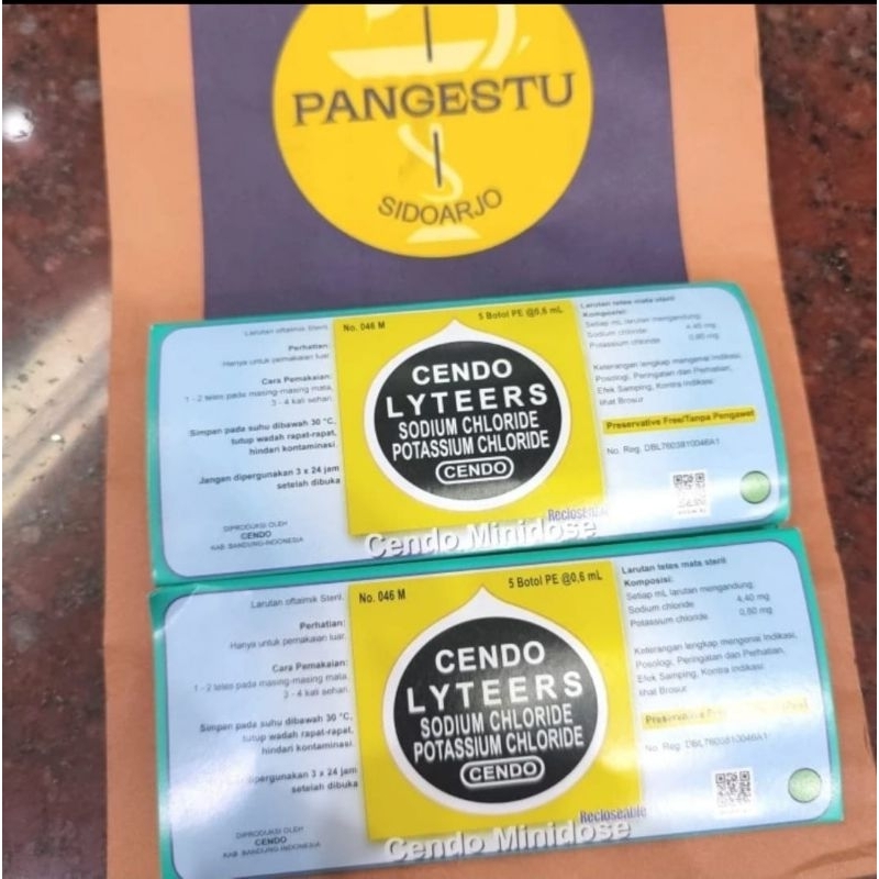 Cendo Lyteers Minidose 1 Blister 5 Tube / Tetes Mata Mini Dose Lyters Lyteer Lyter Liteers Liters Li