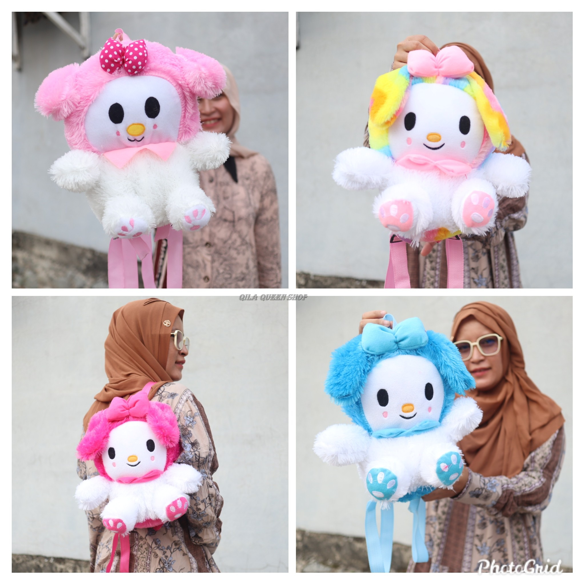 TAS GENDONG MELODY KARAKTER BONEKA, MURAH, LUCU, BAHAN HALUS