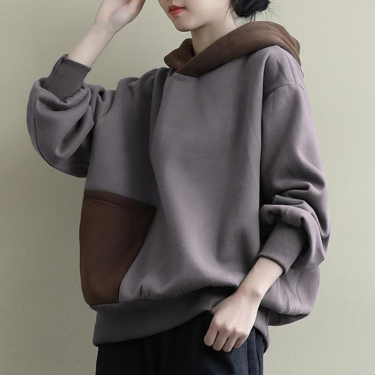 SWEATER HOODIE OVERSIZE / SIDE POCKET HOODIE SWEATER OVERSIZE WANITA