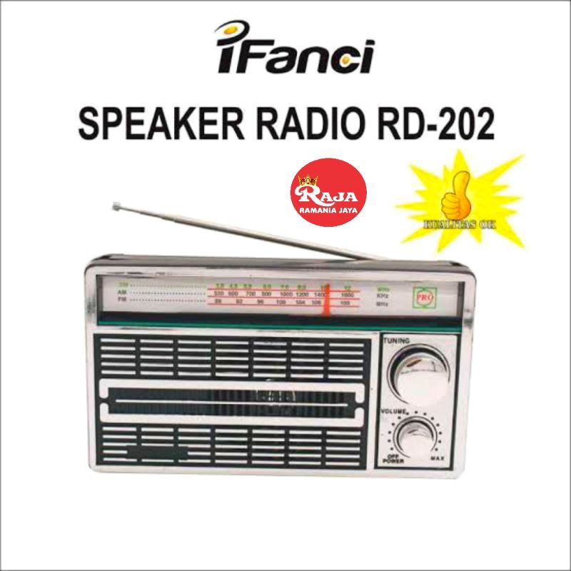 Radio Berkualitas Ifanci RD-202 &amp; RD-205 AC/DC