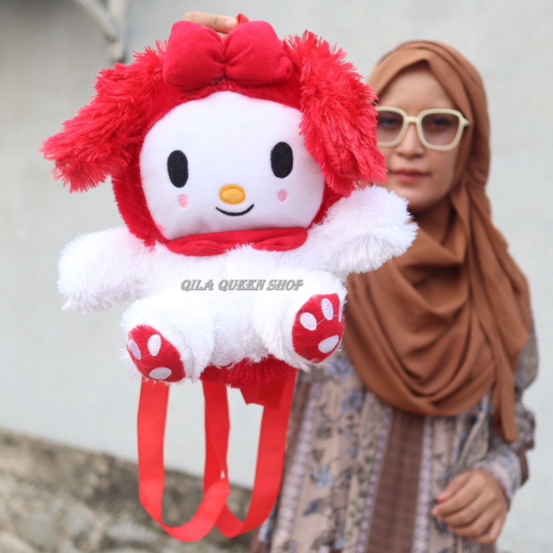 TAS GENDONG MELODY KARAKTER BONEKA, MURAH, LUCU, BAHAN HALUS