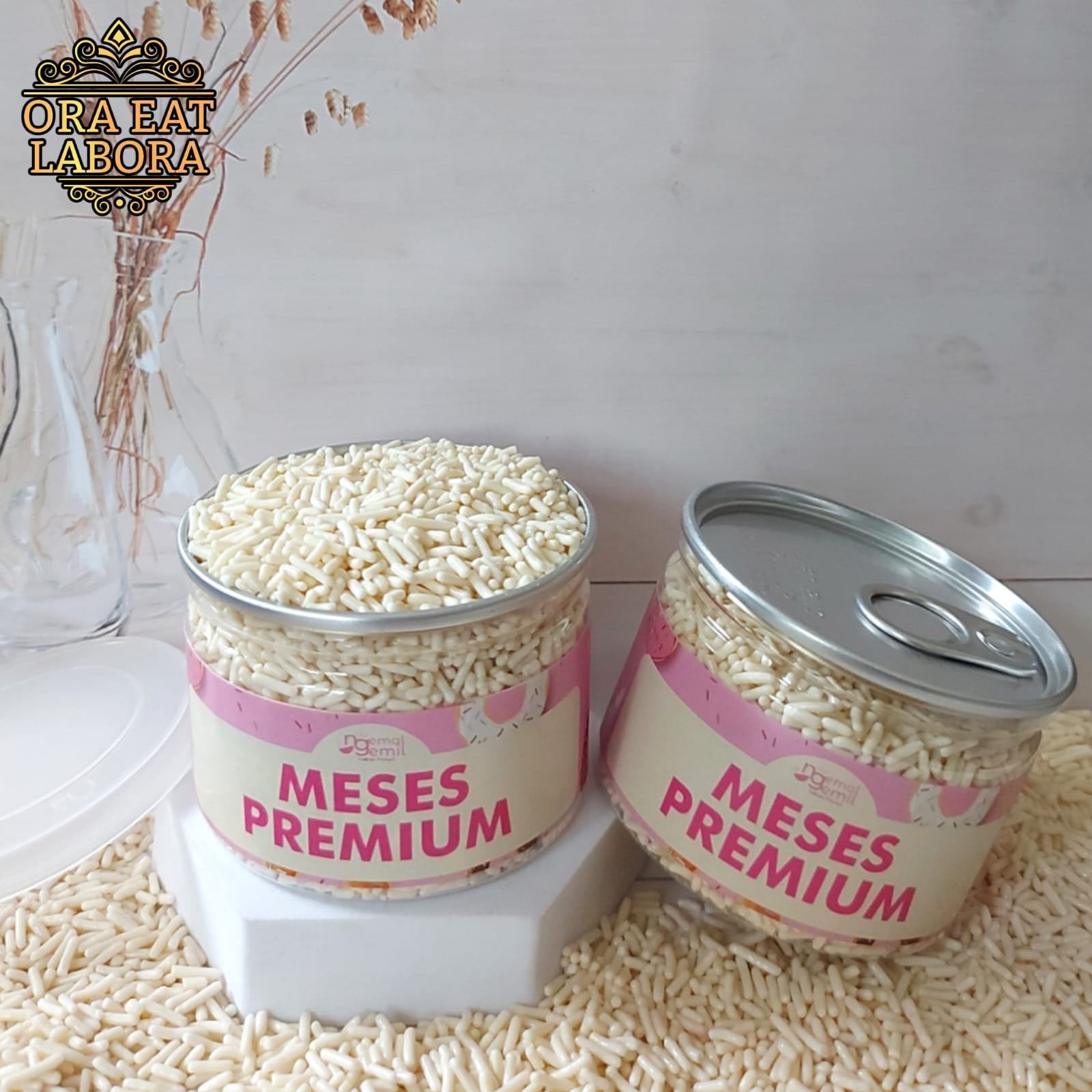 

Can Meses Putih Butiran Coklat Sprinkle Topping Kue Donut Bolu Kualitas Premium - Ora Eat Labora