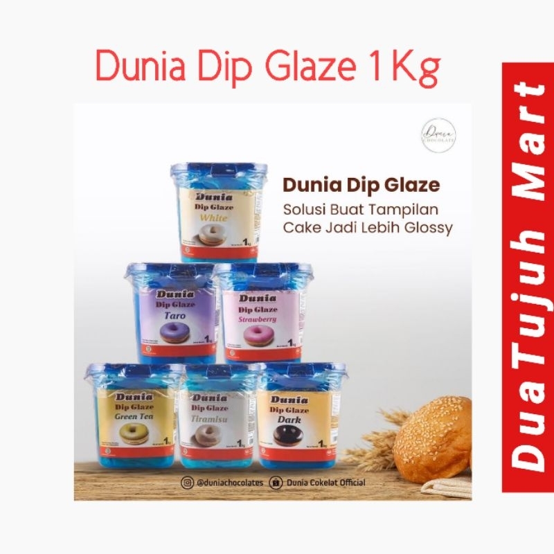 Dunia Dip Glaze 1 Kg All Variant - Topping Donat