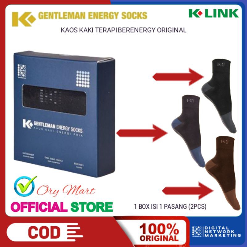KAOS KAKI TERAPI ORIGINAL K GENTLEMAN ENERGY SOCKS