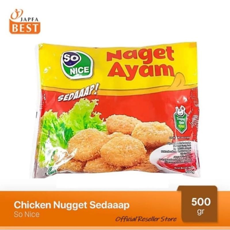 

so nice sedap nuget ayam 500gr