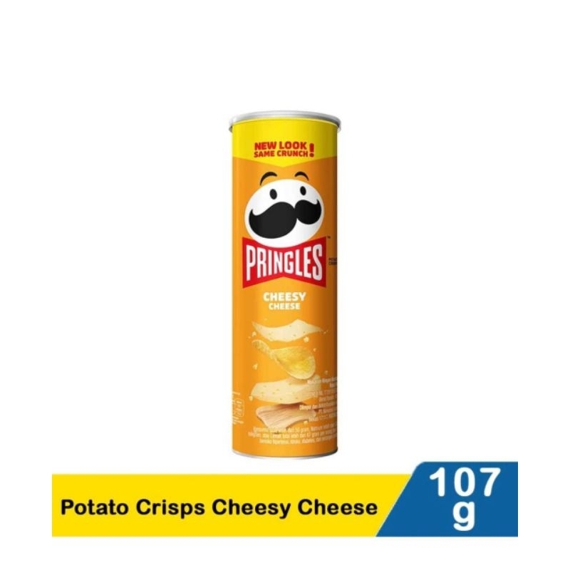 Pringles Potato Chips All Variant / Snack Keripik Kentang 107 gr