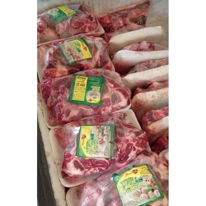 

iga gondrong ukuran 1kg free bumbu kuah bakso