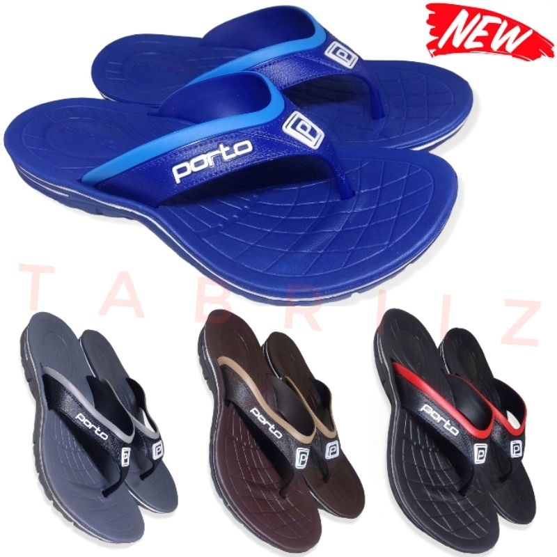 Sandal PORTO terbaru Sandal Pria Porto Sendal Jepit Pria Berkualitas - MUURAH AWET