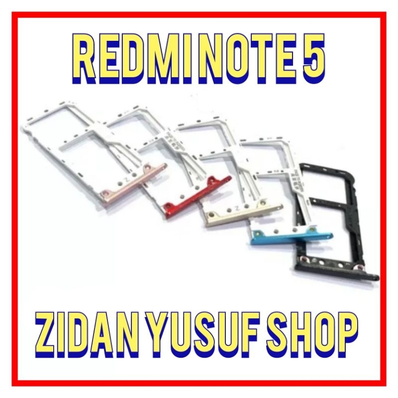 SIMTRAY SIMLOCK SLOT KARTU TEMPAT SIM XIAOMI REDMI NOTE 5 / NOTE 5 PRO SLOT SIMCARD