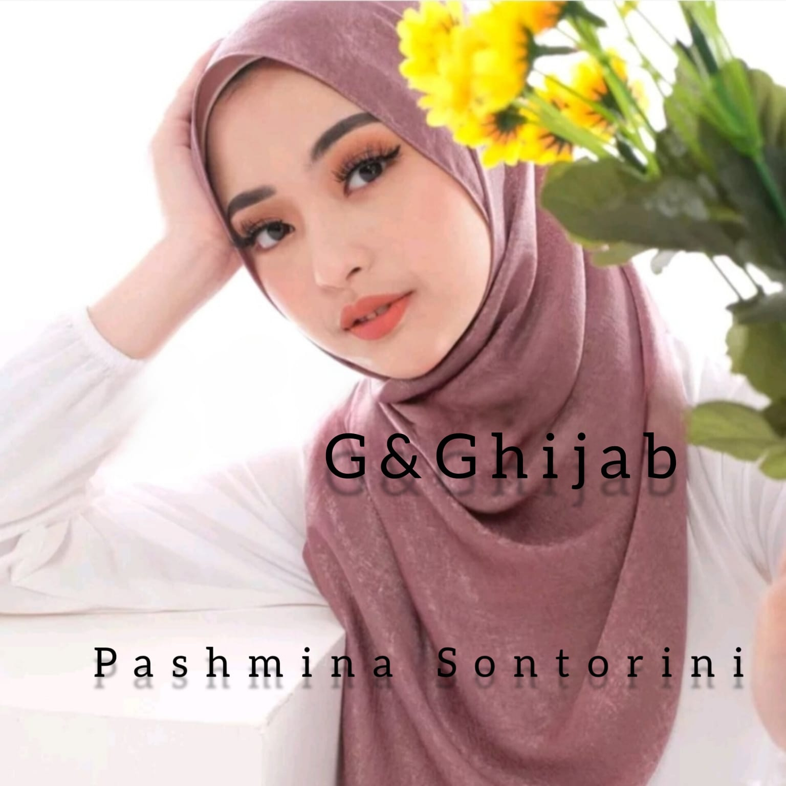 HIJAB PASHMINA SANTORINI SILK | PASHMINA VELVET SILK | PASHMINA SILK