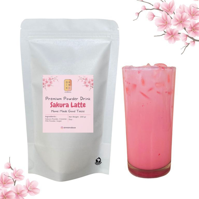 

Bubuk Minuman SAKURA LATTE 200gr/Premium Powder