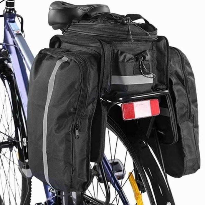 Tas bagasi sepeda belakang carrier bag 600D tas panier sepeda touring federal mtb