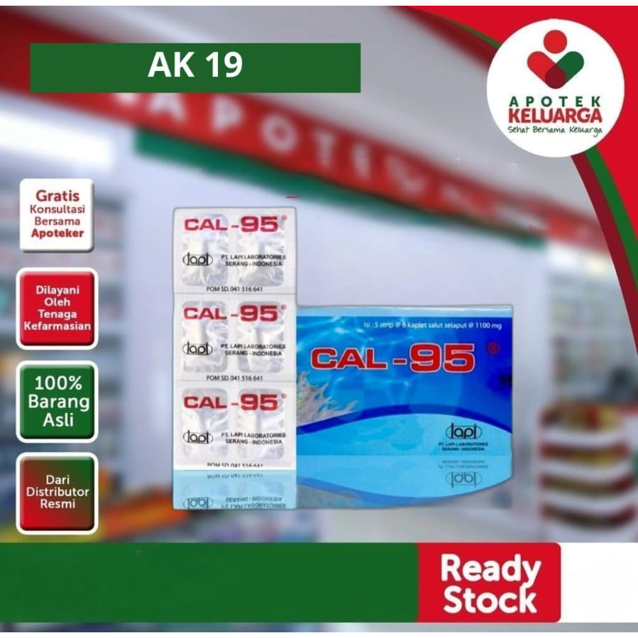 CAL 95 STRIPAN 6 TABLET #KALSIUM IBU HAMIL#SUPLEMEN IBU HAMIL