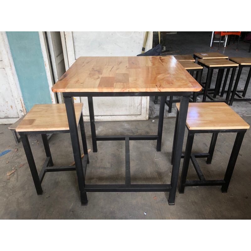 Meja Cafe Kursi Single Tanpa Sandaran