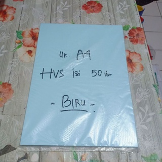 

Kertas HVS A4 Warna BIRU Eceran Isi 50 Lembar / Paper Fotocopy