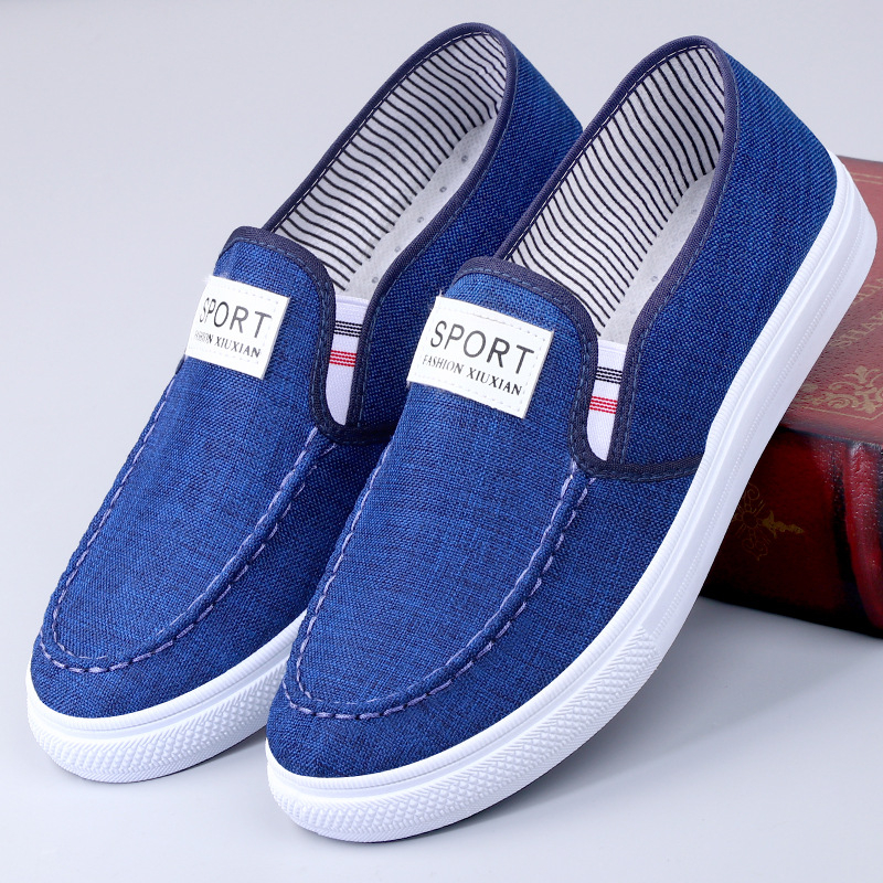 Sepatu Sport Canvas Slip On Kanvas Casual Pria Wanita