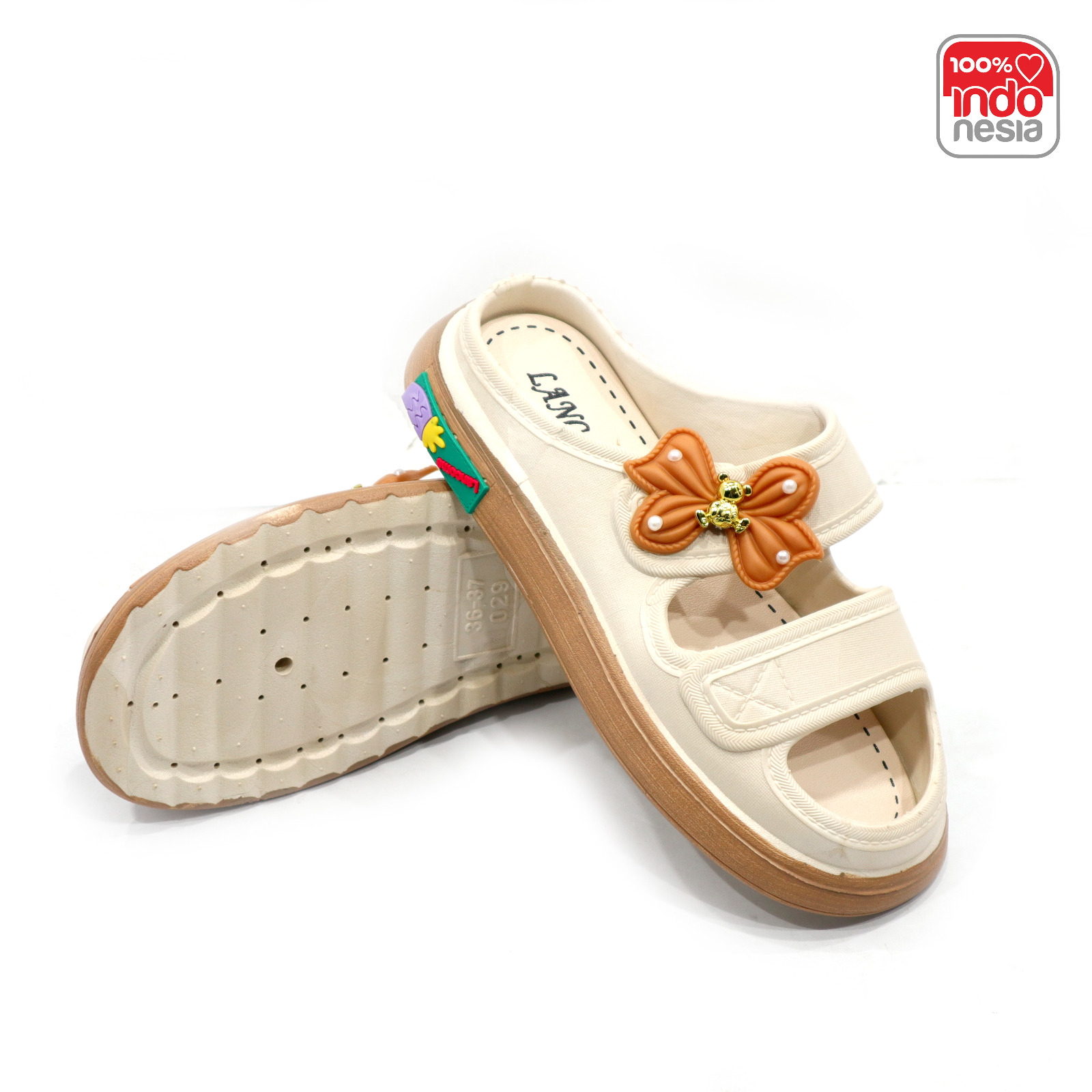 SANDAL FASHION TALI 2 WANITA 36-41 RANDOM - SANDAL PEREMPUAN