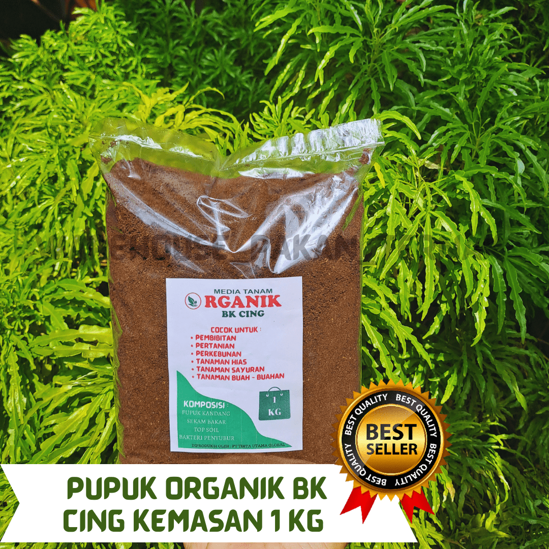 Media Tanam Organik BK Cing Kemasan Repack 1 KG