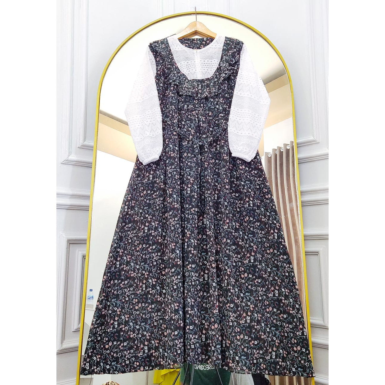 Bronello Dress Motif Nyatu || Realpict (COD Bayar Ditempat)