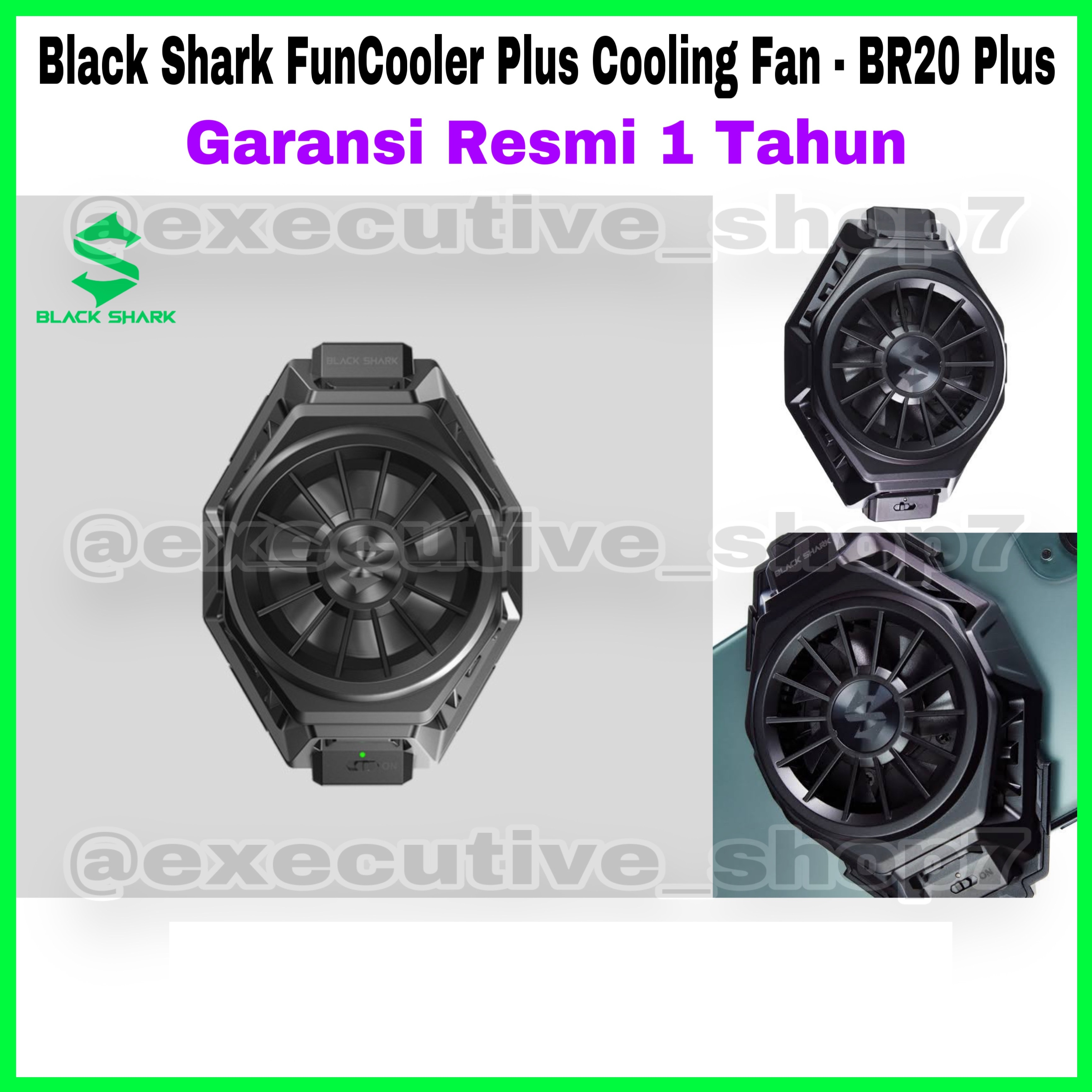 Black Shark FunCooler Plus Non RGB - BR20 - Garansi Resmi 1 Tahun