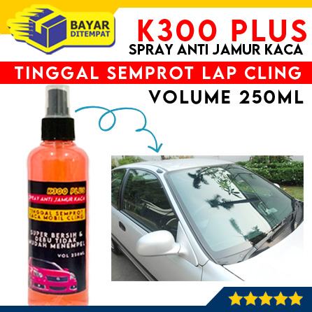 K300 Plus Spray Cairan Obat Jamur Kaca Mobil Anti Jamur 250ML