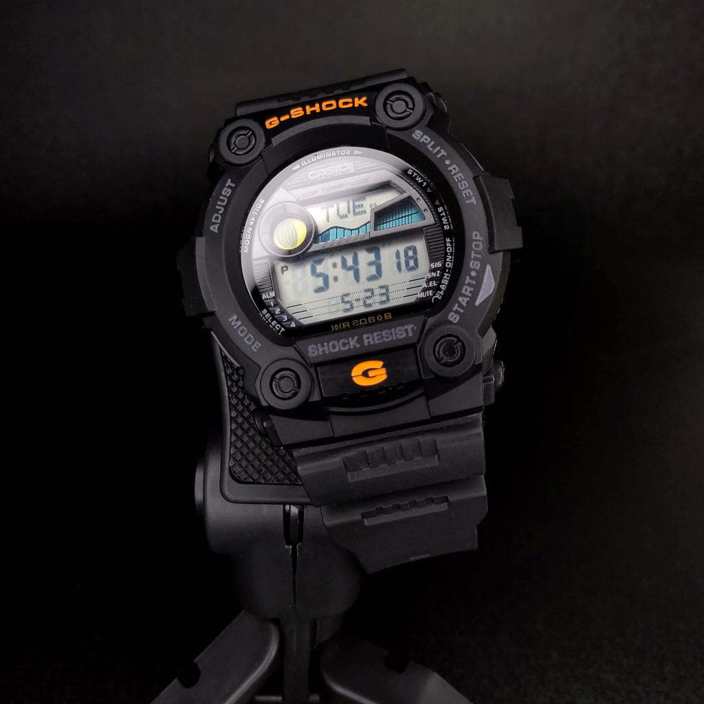 Jam Digital Casio G-Shock G-7900 NEW BLACK - Casual Outdoor Watch AutoLight Water Resistant