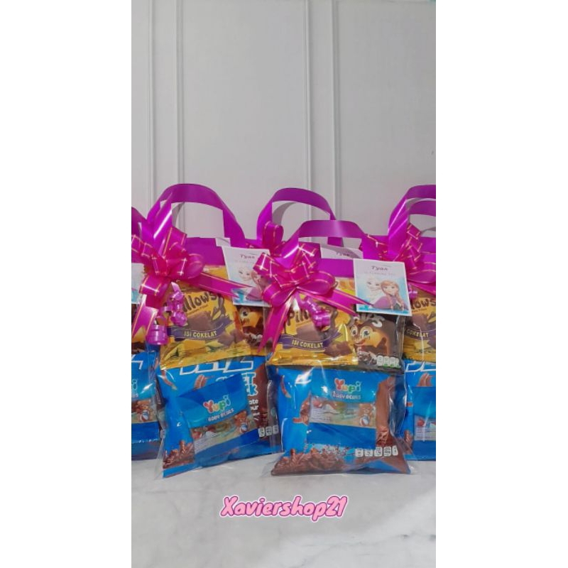 

Paket snack ulang tahun anak + FREE CARD Murah Meriah CANTIK / GOODIE BAG ULTAH