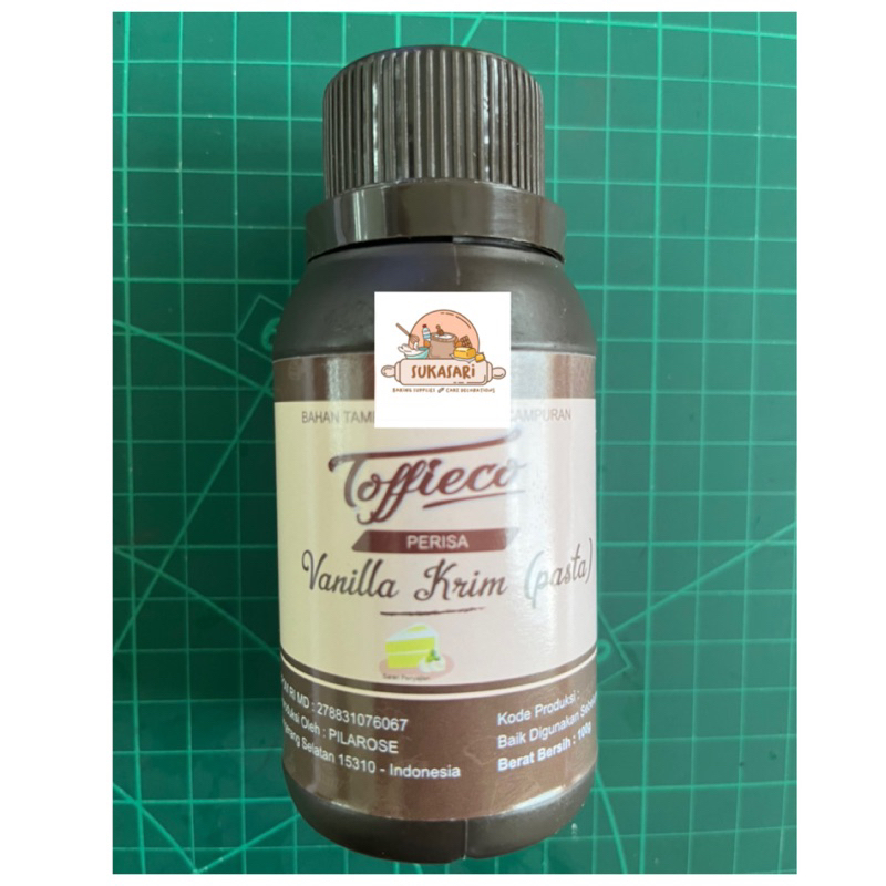 

Toffieco Pasta Vanilla Krim 100gr Paste Vanila Creme Perisa