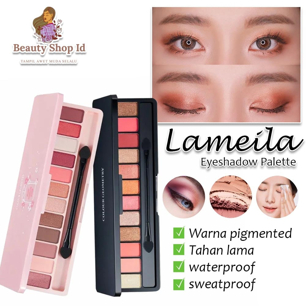 BEAUTY JAYA - VIRAL !!! LAMEILA EYESHADOW MATTE PLAY COLOR EYES PALLET MAKEUP/ PERONA MATA ANTI AIR &amp; TAHAN LAMA