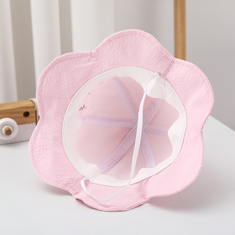 5-18 bulan Topi Bucket Anak Bayi Balita Model Import Model SMILE RABBIT Hat