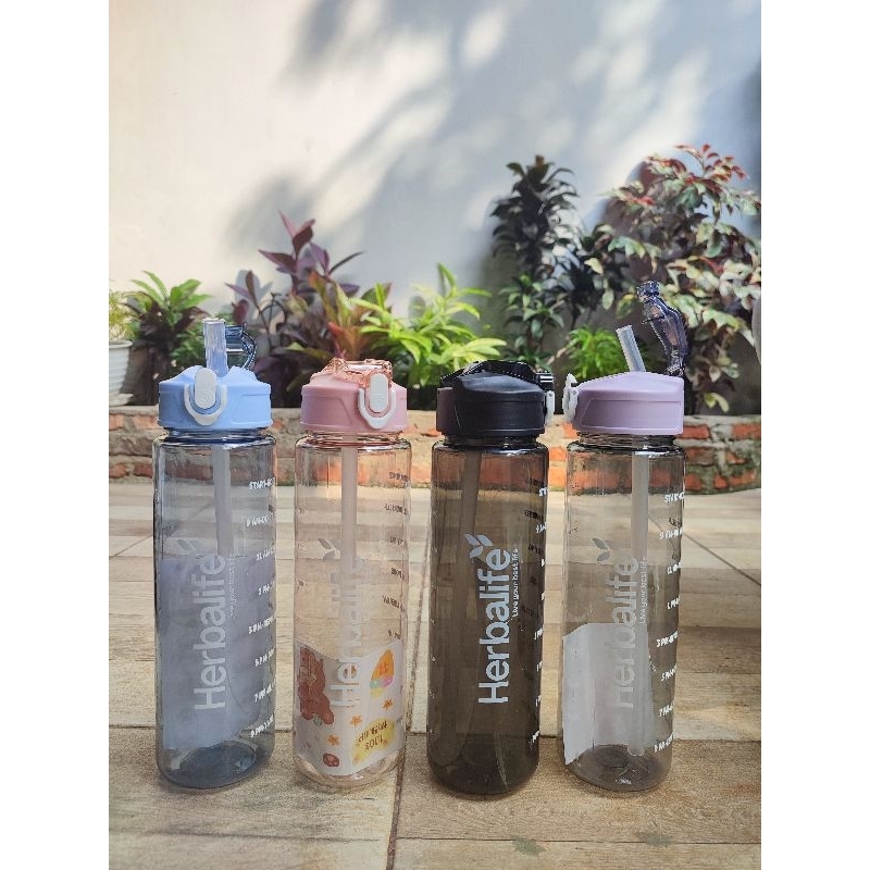 Botol 1 liter herbalife ada sedotannya