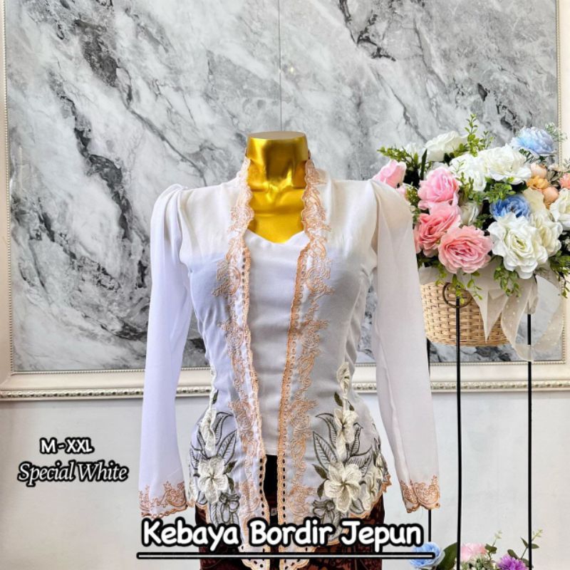 ATASAN KEBAYA JADI KEBAYA BORDIR KEBAYA ENCIP KEBAYA BORDIR MURAH KEBAYA BALI MURAH