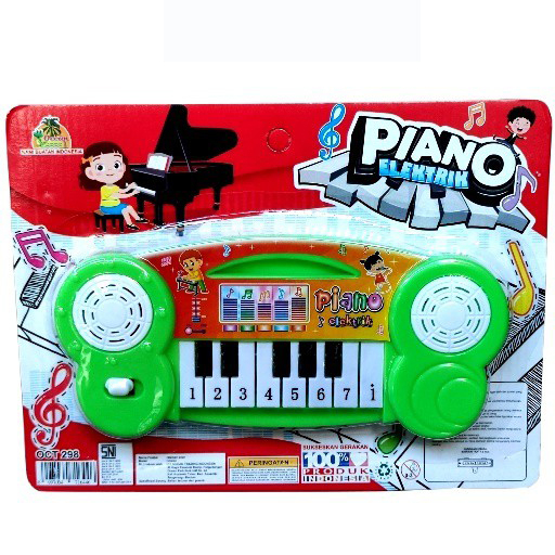 [OCT298] Mainan Edukasi Anak Bayi Piano Elektrik / Keyboard / Organ OCT 298 - Musik + Suara Piano - Baby Music Piano Toy