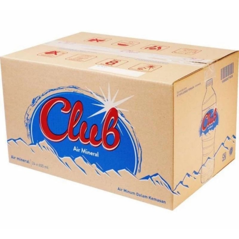 

CLUB BOTOL 600 ML DUS 24 pcs Air Mineral
