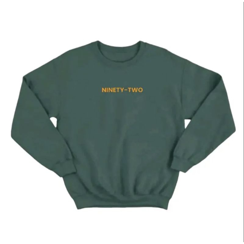 sweater crewneck Logo NINETY-TWO unisex L. XXL. 3XL. 4XL. 5XL. 6XL