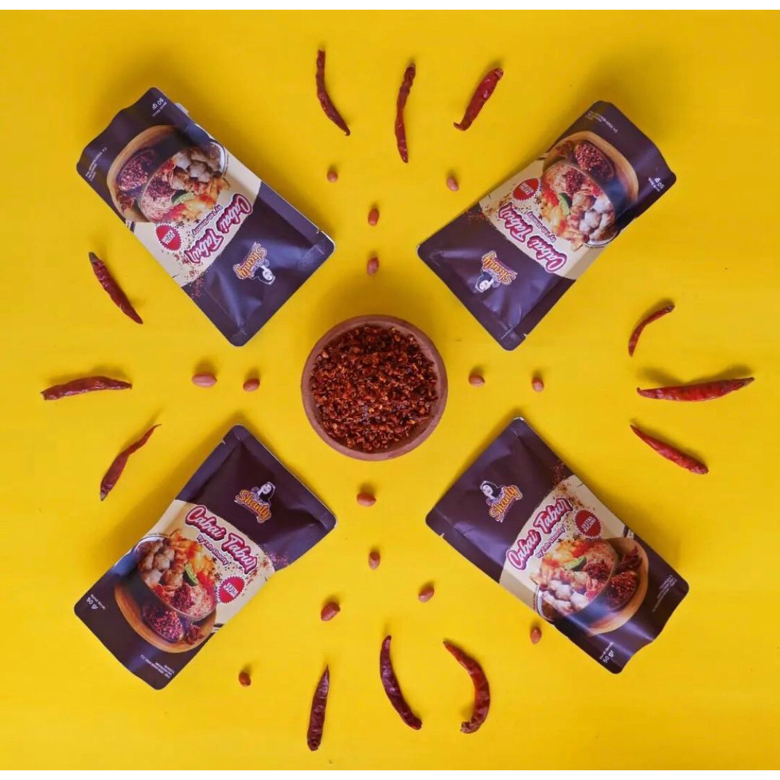 Cabai Tabur Teh Shanty Extra Kacang Asli Garut Tinggal Tabur Praktis &amp; Higienis 50 g