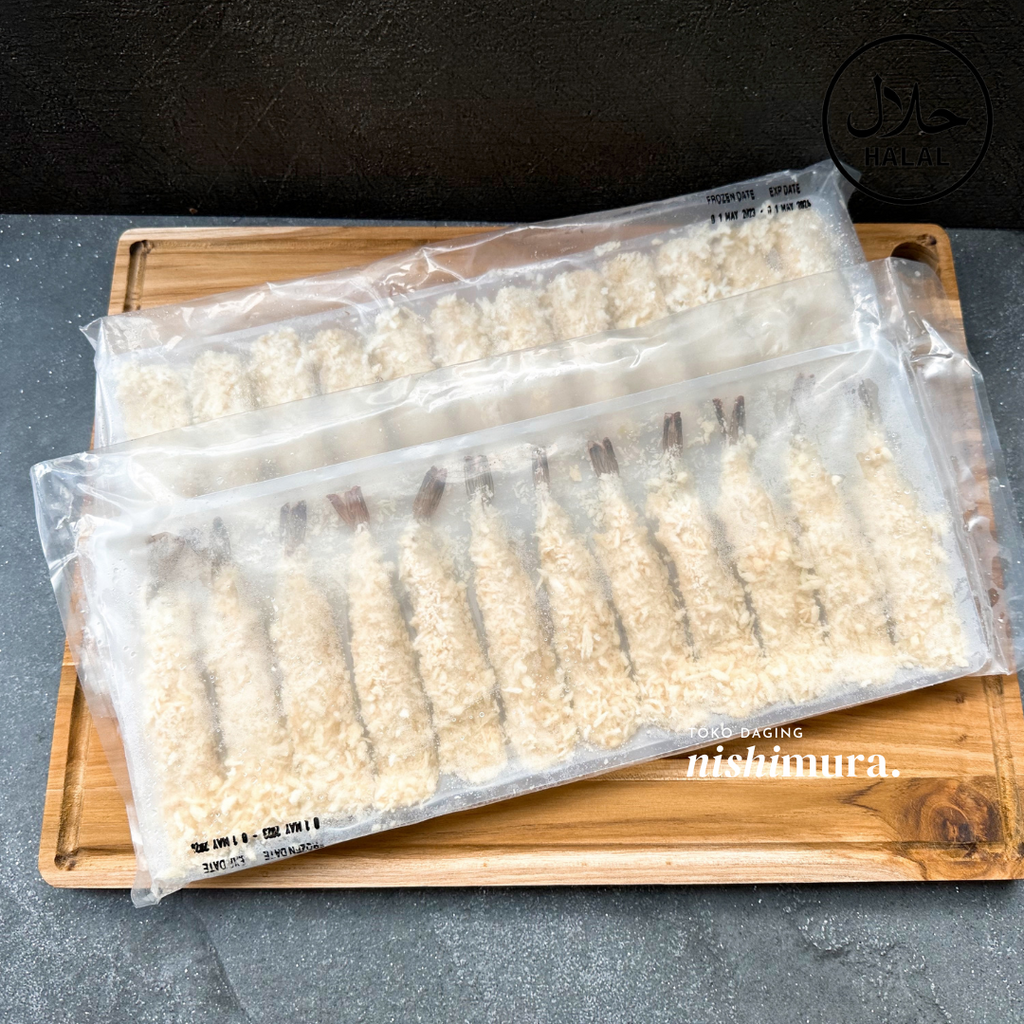 

Ebi Furai / Fry / Udang Goreng Tepung / Breaded 1 pack isi 12 by Nishimurashop Nishimura