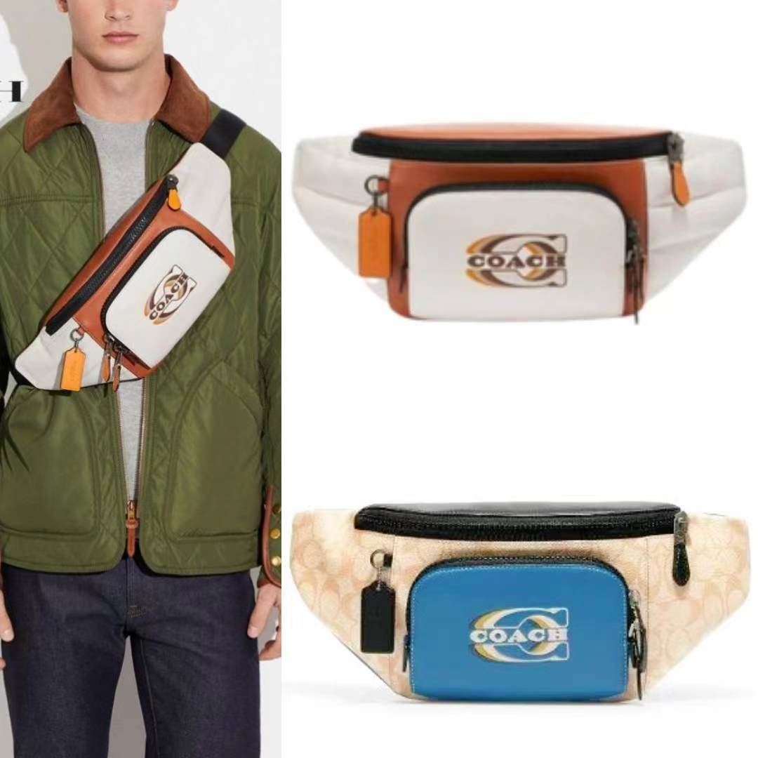 Coach cE552 587  8129  Original Track Series Men's Waistpack Chest Bag 552 yaobao