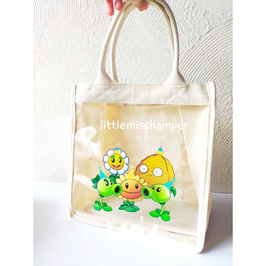 

Custom tenteng kanvas print cetak mika souvenir ultah anak