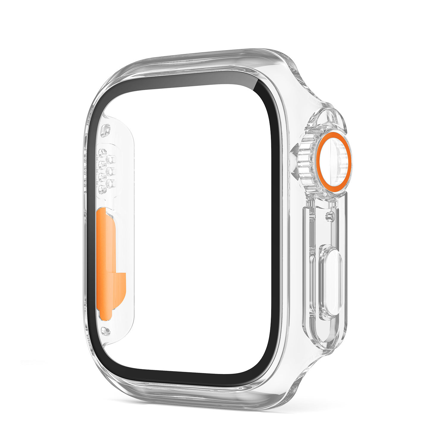 45mm 44mm Change to Ultra Watch Cover For iWatch Series 8 &amp; 7 4/5/6/se, Hard PC Case with Tempered Glass