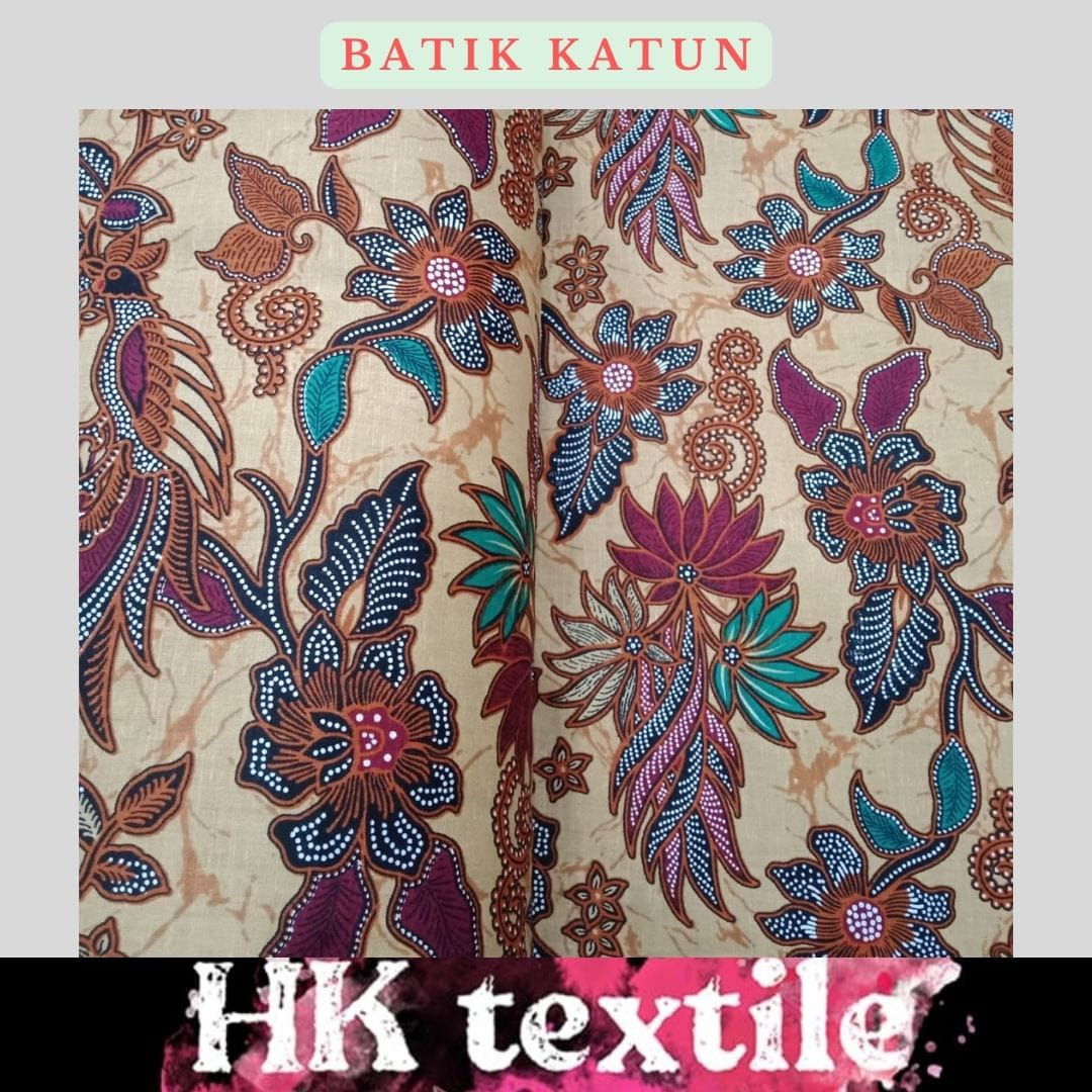 Kain Batik Katun Legendi Mas Premium Halus | Kain Meteran Elegan | Bahan Gamis Dress Kemeja Seragam 