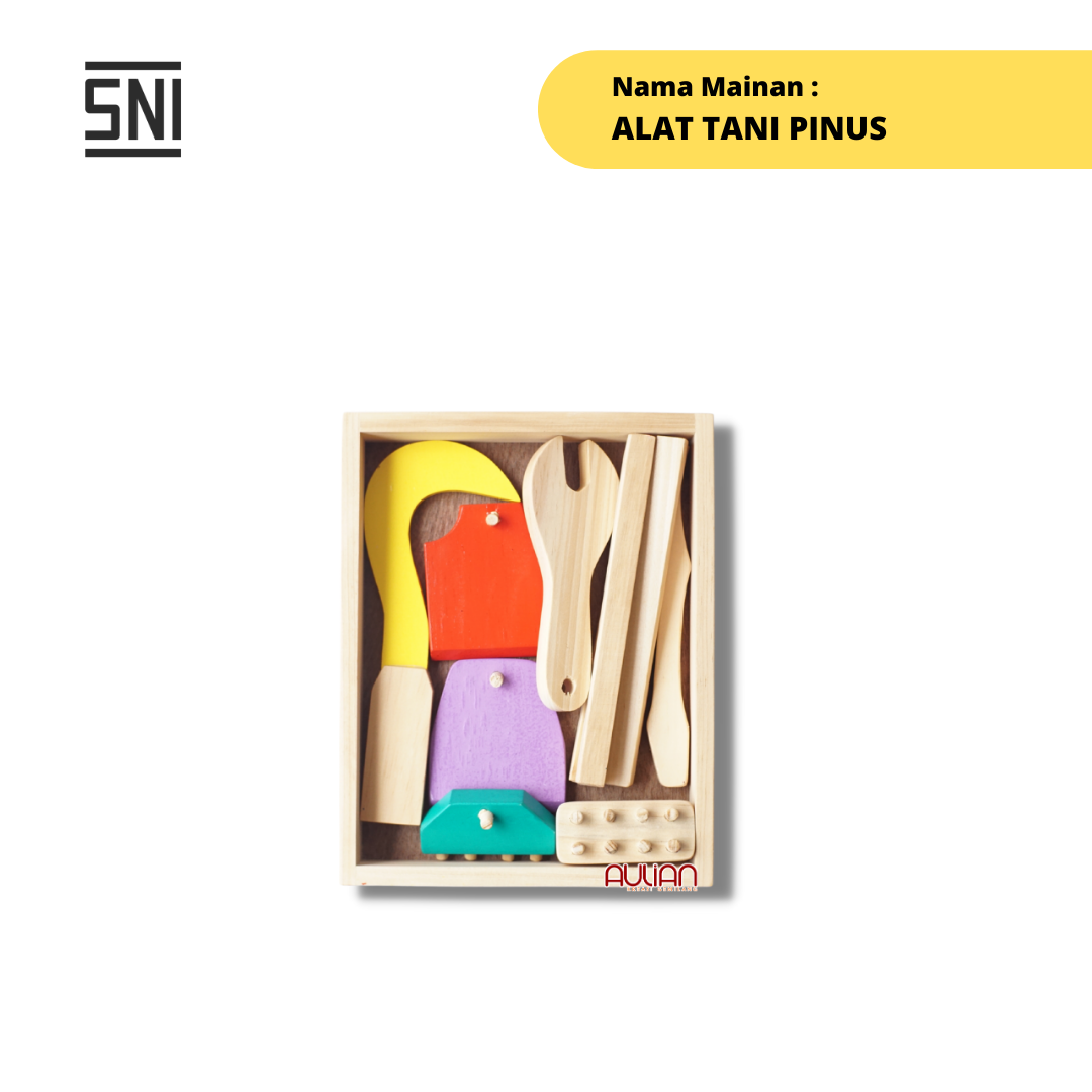 ALAT TANI PINUS - MAINAN ANAK / MAINAN EDUKASI / ALAT PERAGA EDUKASI / MAINAN MONTESSORI