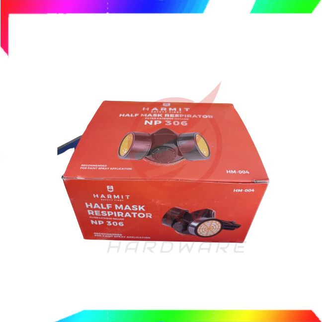 MASKER GAS RESPIRATOR NP 306 HARMIT SAFETY FIRST
