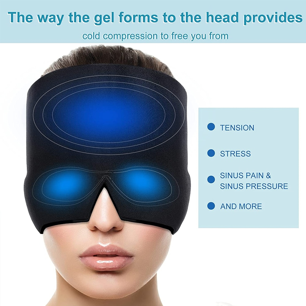 Alat Terapi Kepala Kompres Gel Panas Dingin Therapy Cap