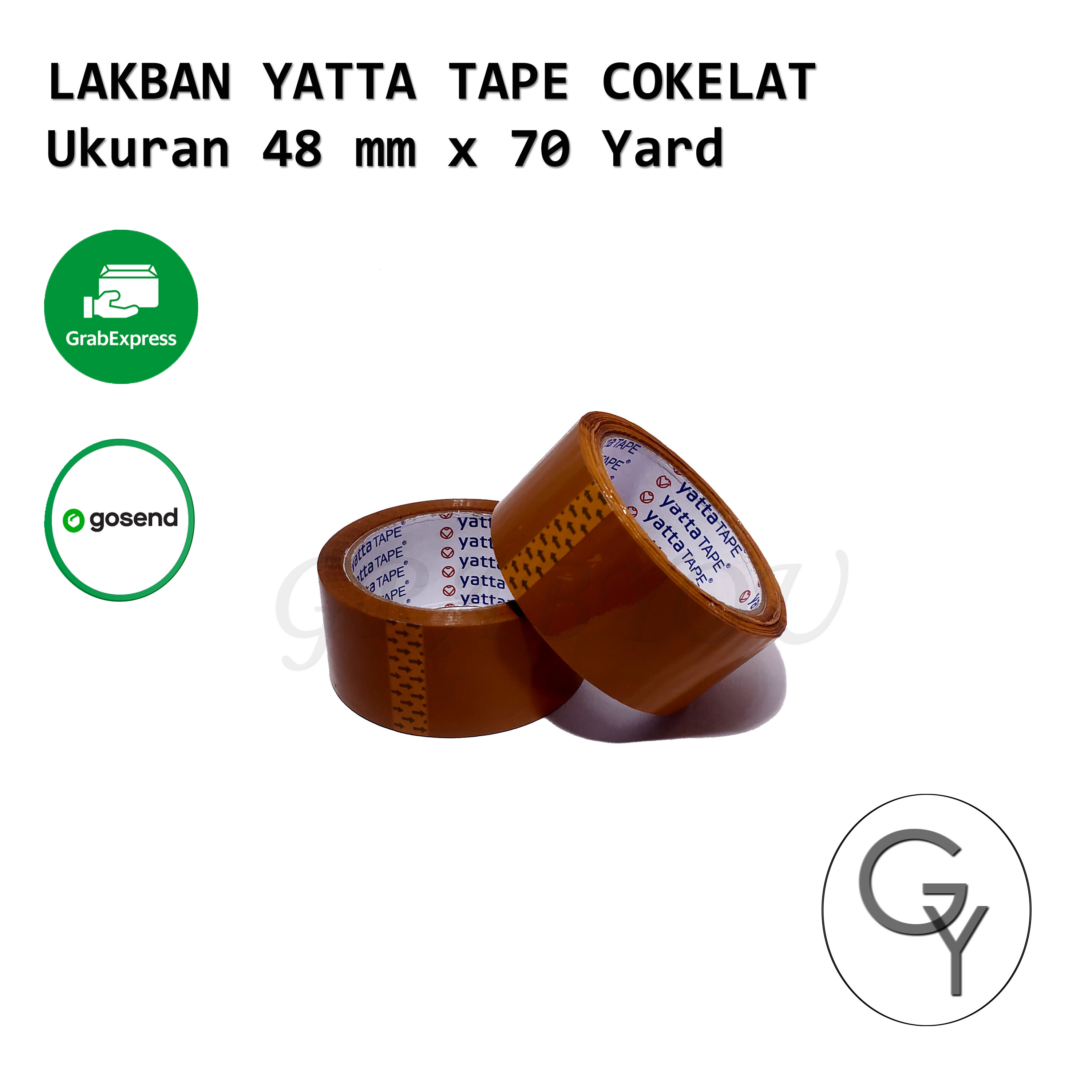 

Lakban Yatta Tape 45mm x 70Yard Cokelat Ori Pabrik