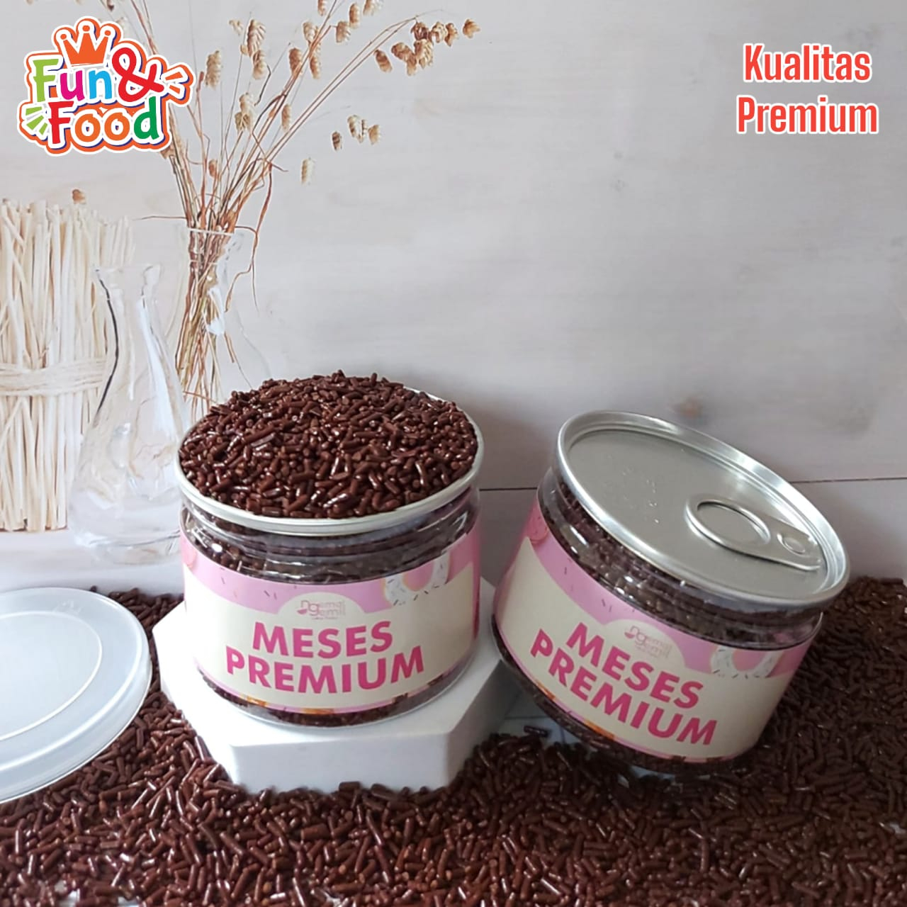 

Can Meses Cokelat Butiran Coklat Sprinkle Topping Kue Donut Bolu Kualitas Premium