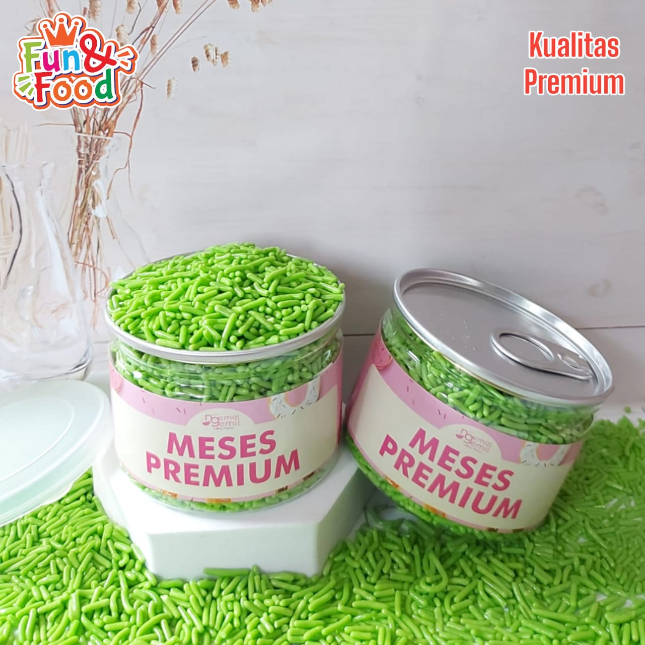 

Can Meses Hijau Butiran Coklat Sprinkle Topping Kue Donut Bolu Kualitas Premium