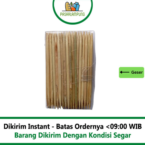 Tusuk Gigi Polos Perbungkus 50 Gram Pasar Lampung